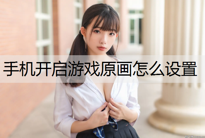 手机开启游戏原画怎么设置