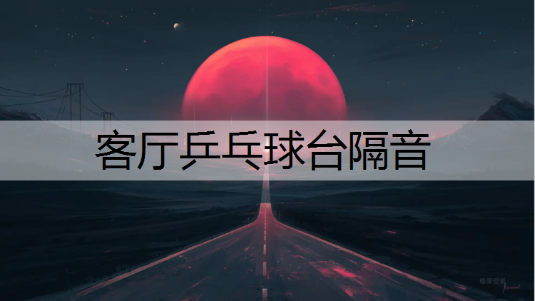 客厅乒乓球台隔音