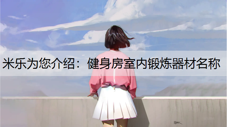健身房室内锻炼器材名称